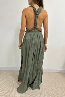 Chimera Dress Khaki