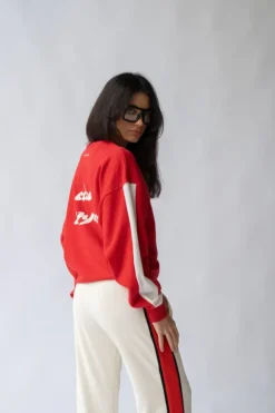 Ciao Bonjour Sweatshirt Cherry