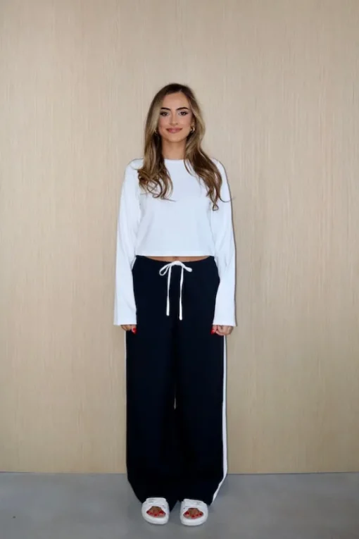 Claudia Long Sleeve Top White