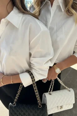 Colorado Cropped Shirt White