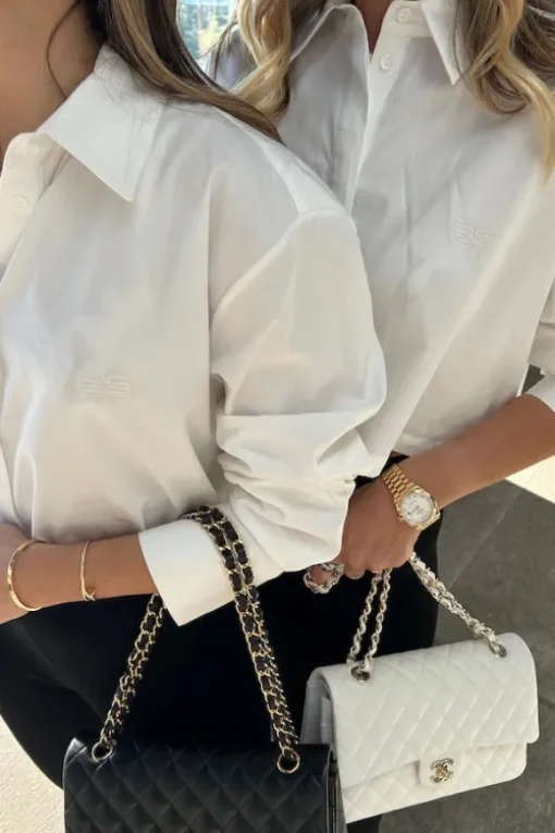 Colorado Cropped Shirt White