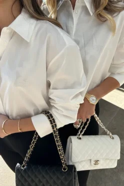 Colorado Cropped Shirt White