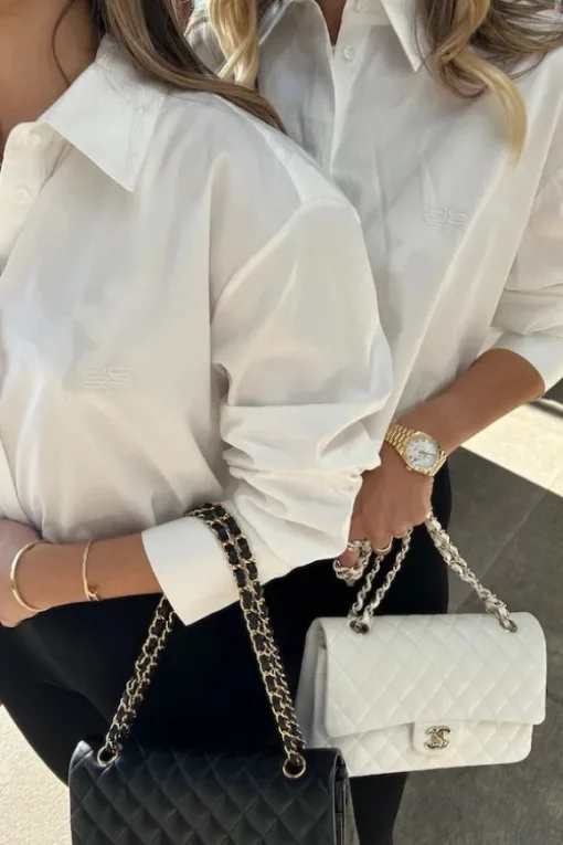 Colorado Cropped Shirt White
