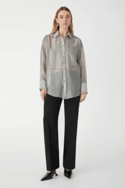 Edward Shirt Silver Metal