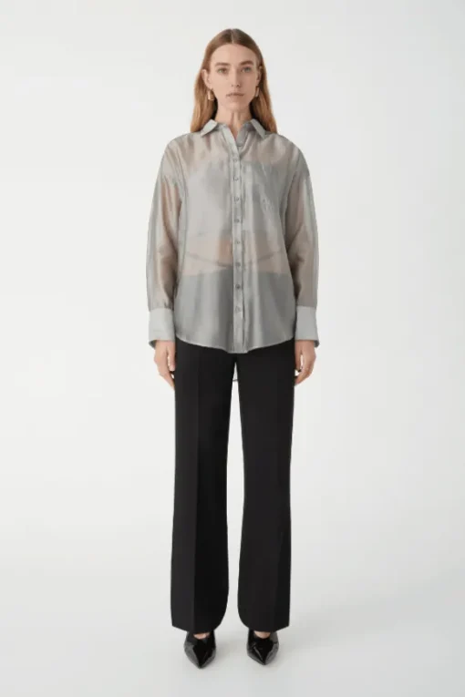 Edward Shirt Silver Metal