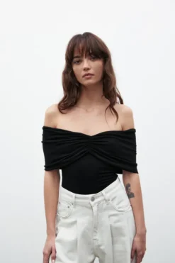 Eisley Sleeveless Bodysuit Black