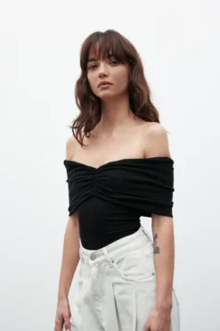 Eisley Sleeveless Bodysuit Black
