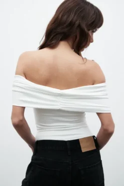 Eisley Sleeveless Bodysuit White