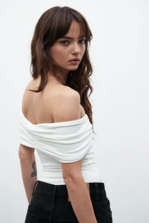 Eisley Sleeveless Bodysuit White