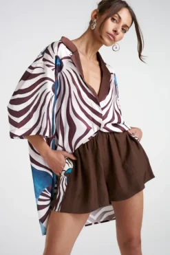 Elastic Waist Shorts Nautilus