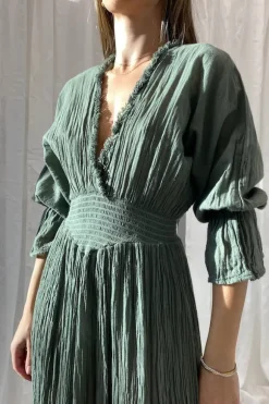Eleni Dress Khaki