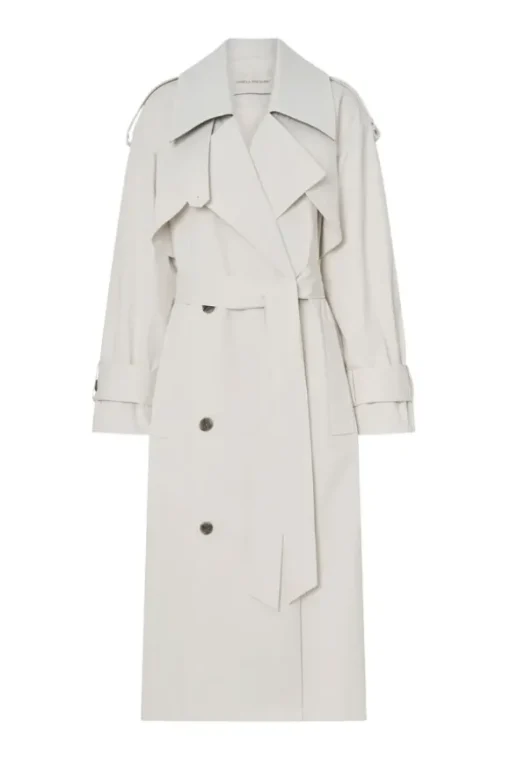 Elysian Trench Coat Alabaster