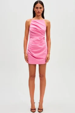 Emmie Mini Dress Orchid Pink