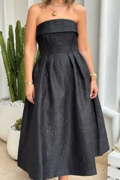 Esther Midi Dress Black