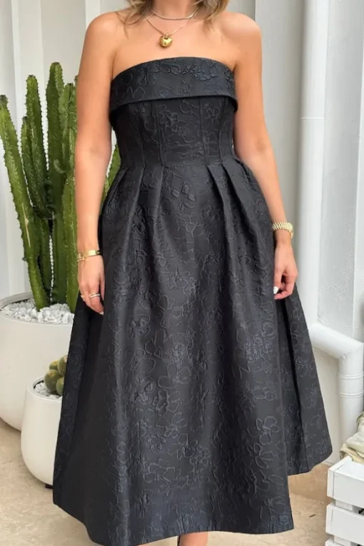 Esther Midi Dress Black