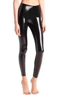 Faux Patent Legging W/ Perfect Control