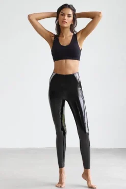 Faux Patent Legging W/ Perfect Control