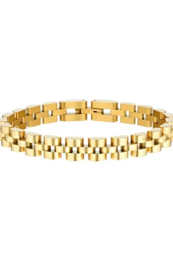 Fine Baby Link Bracelet Gold