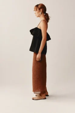 Fleur Top Black