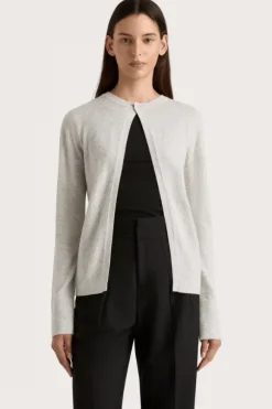 Frederikke Cashmere Cardigan Grey Marle