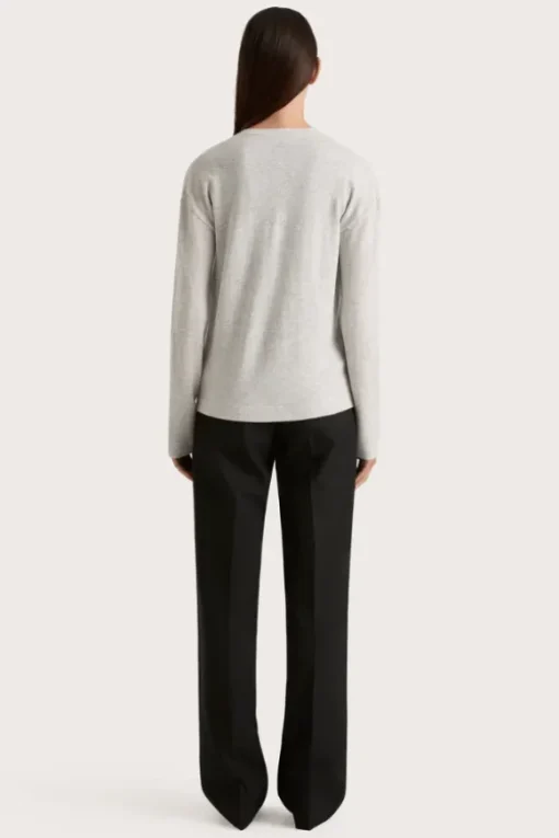 Frederikke Cashmere Cardigan Grey Marle