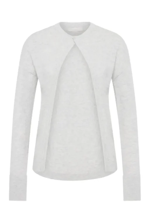 Frederikke Cashmere Cardigan Grey Marle