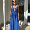 Gaia Dress Royal Blue