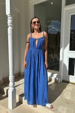 Gaia Dress Royal Blue