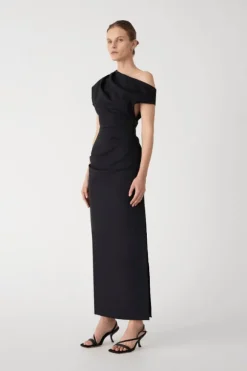 Gia Midi Dress Black