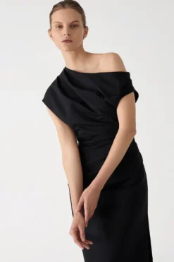 Gia Midi Dress Black
