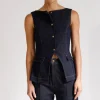 Good Vibes Top Indigo