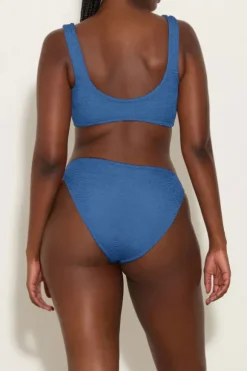 Hallie Bikini Metallic Denim