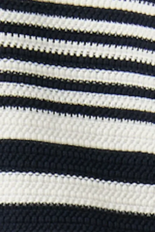 Helena Gilet Stripe 2 Navy/White