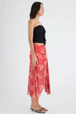 Holly Strapless Top Black