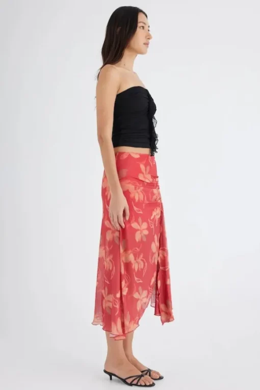 Holly Strapless Top Black