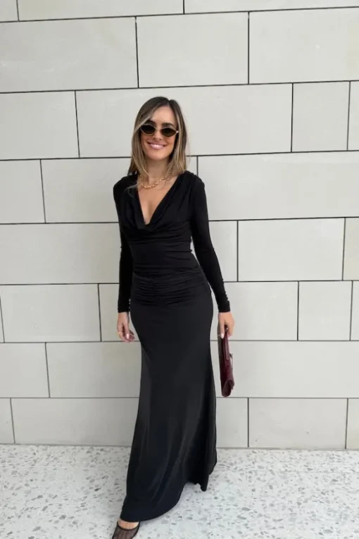 Hunter Maxi Skirt Black