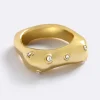 Iced Out Ring Gold