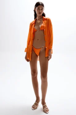 Isle Hoop Halter Orange