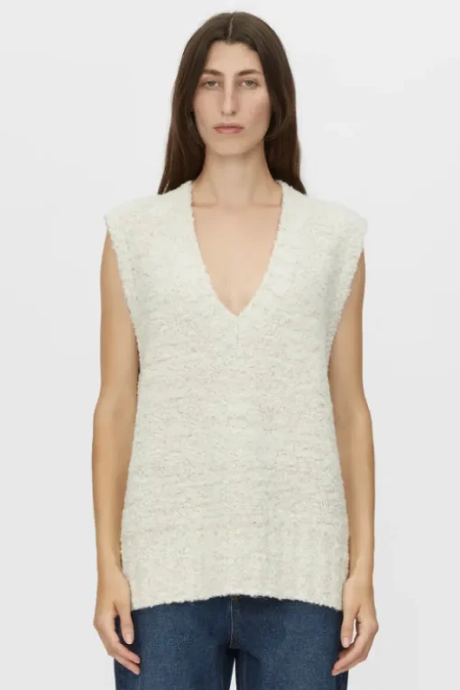 Izara Knit Vest Stone