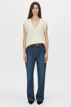 Izara Knit Vest Stone