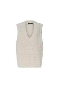 Izara Knit Vest Stone