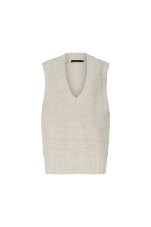 Izara Knit Vest Stone