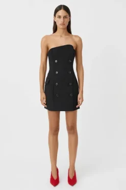 Izola Tailored Mini Dress Black