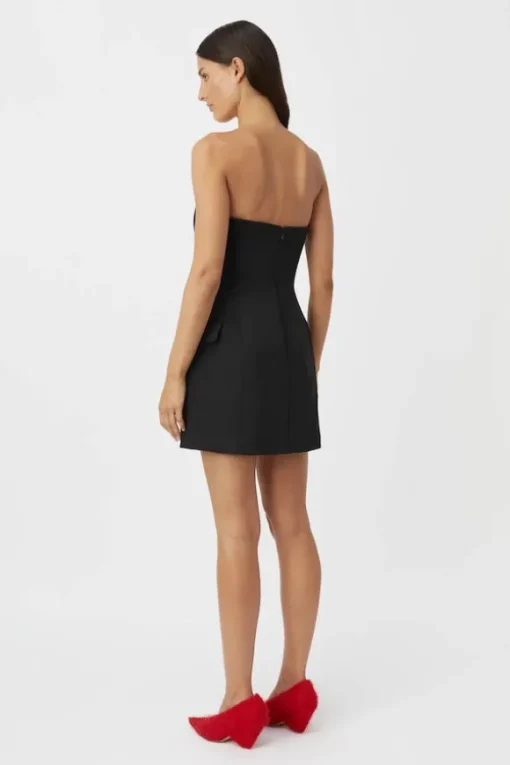 Izola Tailored Mini Dress Black