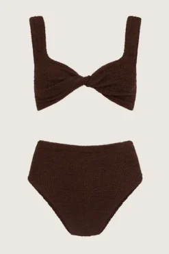 Jamie Bikini Metallic Chocolate