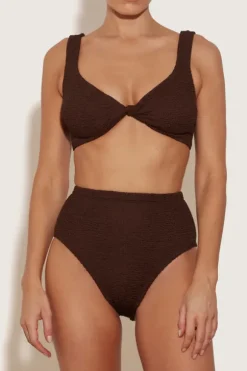 Jamie Bikini Metallic Chocolate