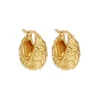18k Gold Vermeil Entwined Hoops