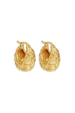 18k Gold Vermeil Entwined Hoops