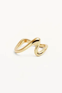 18k Gold Vermeil Gold Flow Of Life Ring
