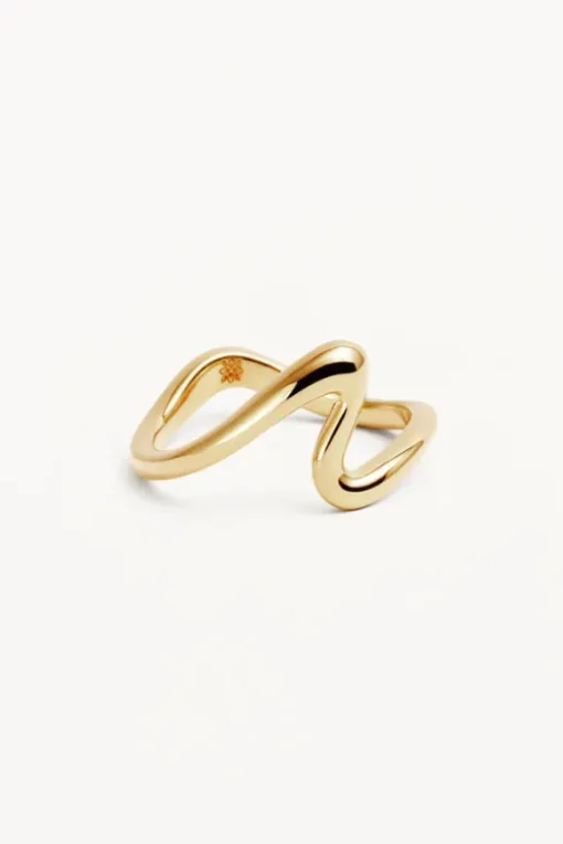 18k Gold Vermeil Gold Flow Of Life Ring